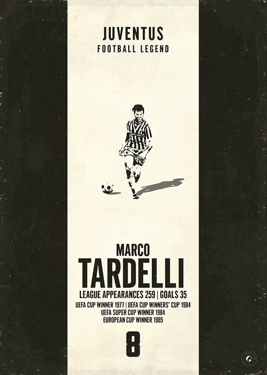 Marco Tardelli Juventus Heritage Stripes Print