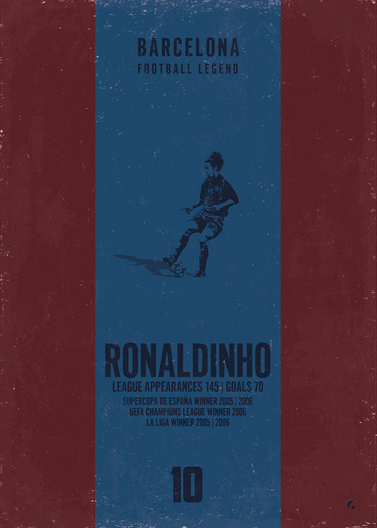 Ronaldinho Poster (Vertical Band)