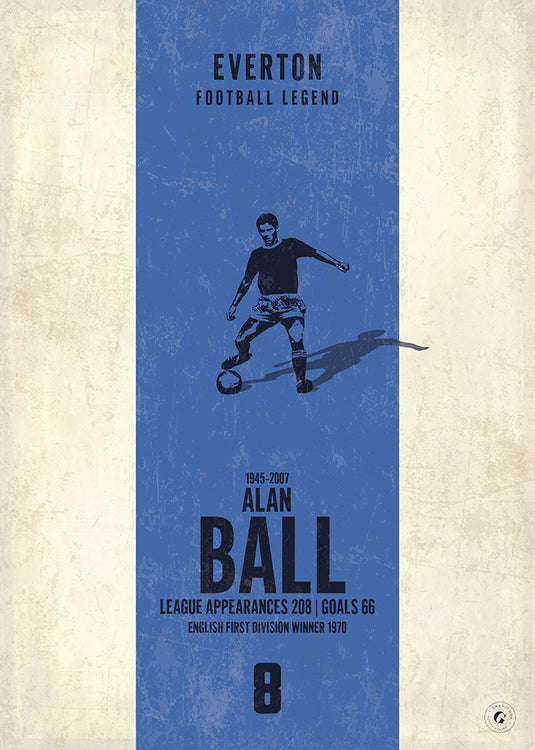 Alan Ball Poster - Everton