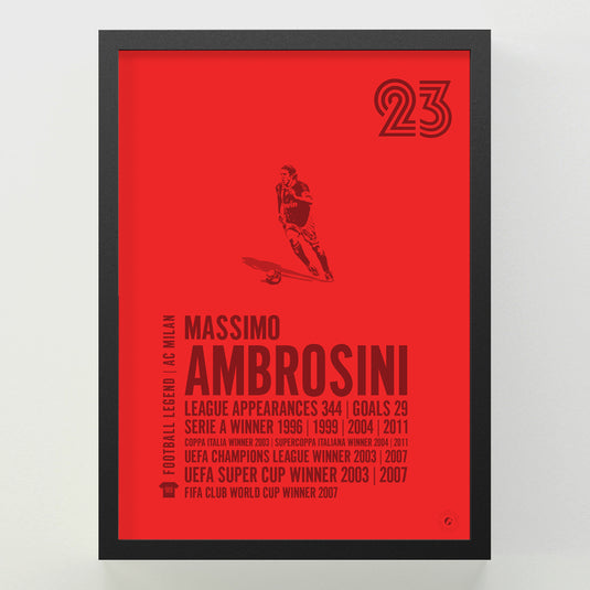 Massimo Ambrosini Poster