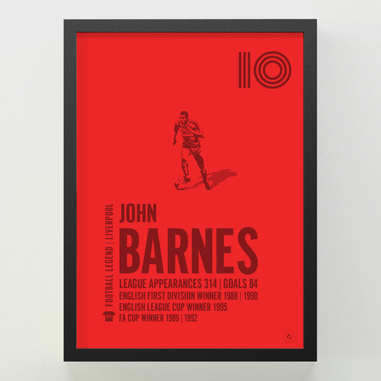 John Barnes Poster - Liverpool