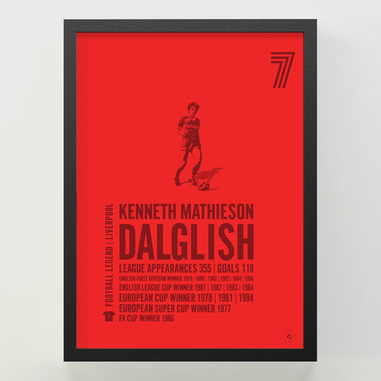 Kenny Dalglish Poster - Liverpool