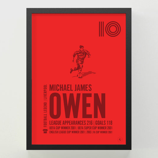 Michael Owen Poster - Liverpool