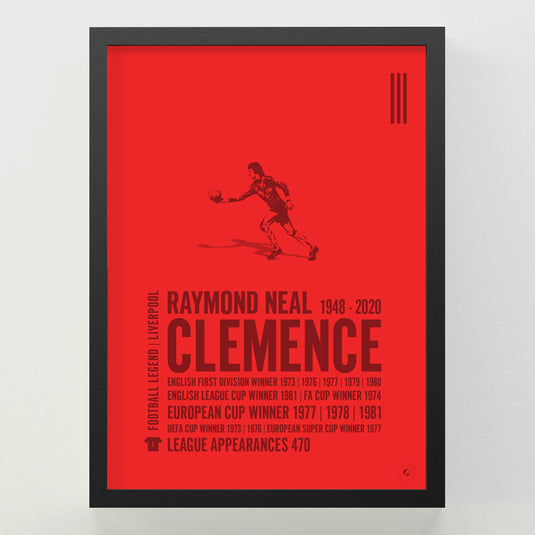 Ray Clemence Poster 