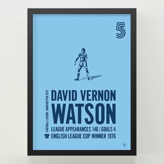 Dave Watson Poster - Manchester City