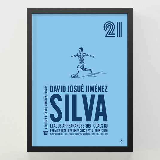 David Silva Poster - Manchester City