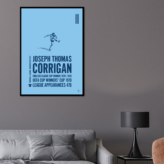 Joe Corrigan Manchester City Legend Print