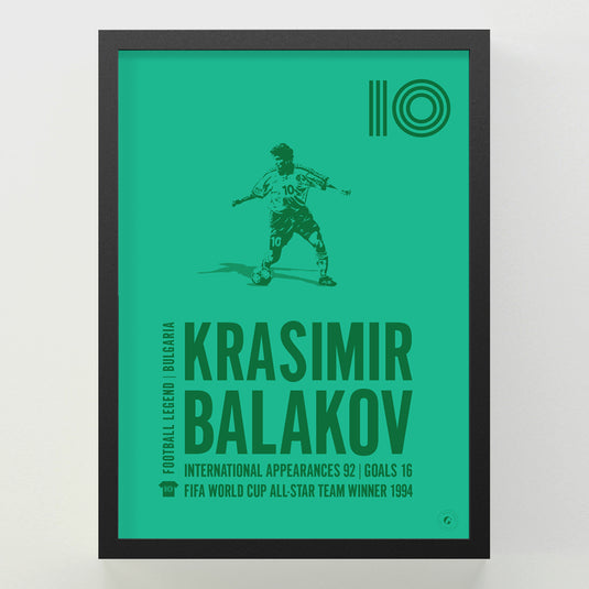 Krasimir Balakov Poster