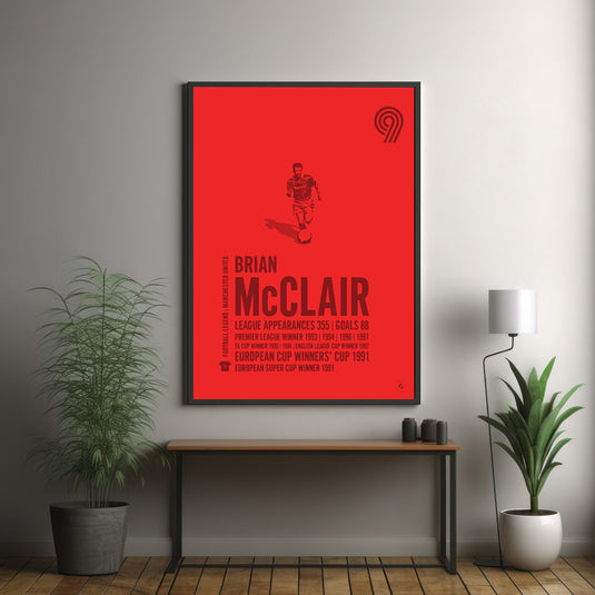 Póster Brian McClair - Manchester United