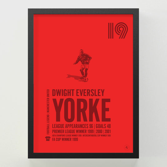 Dwight Yorke Poster - Manchester United