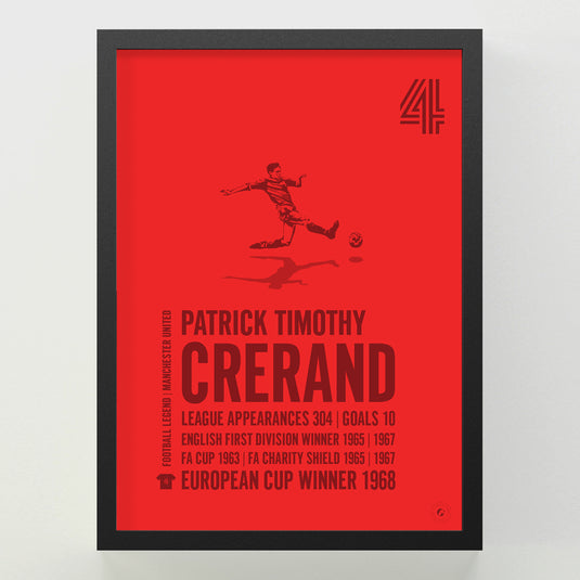 Pat Crerand Poster - Manchester United