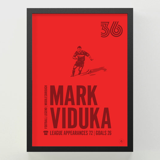 Mark Viduka Poster - Middlesbrough