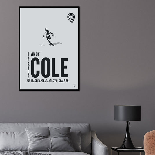 Andy Cole Poster - Newcastle United