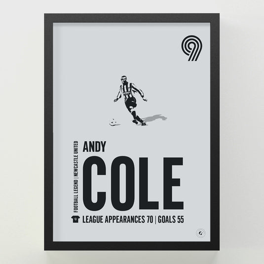 Andy Cole Poster - Newcastle United