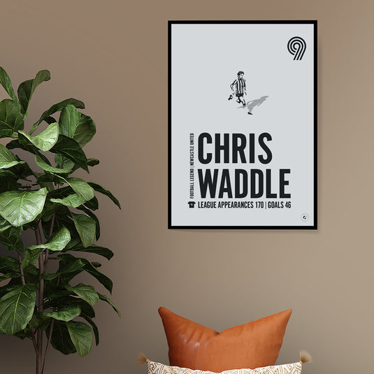 Chris Waddle Poster - Newcastle United