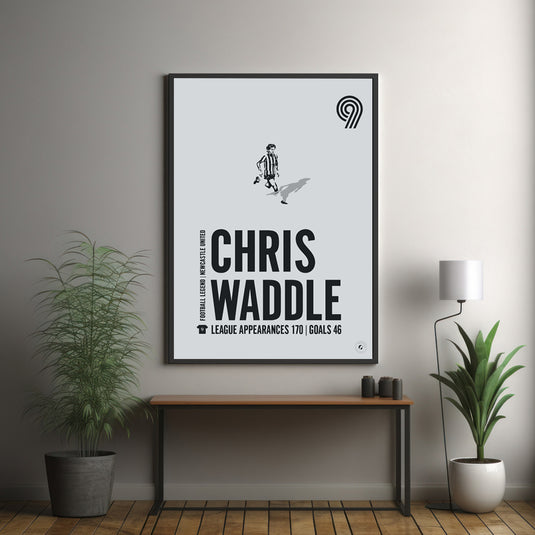 Cartel de Chris Waddle - Newcastle United