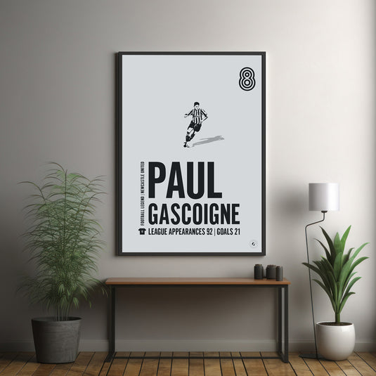 Paul Gascoigne Poster - Newcastle United