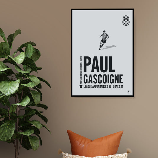Paul Gascoigne Poster - Newcastle United