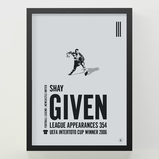 Shay Given Poster - Newcastle United