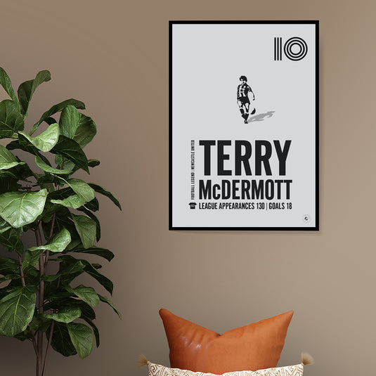 Terry McDermott Newcastle United Legend Print