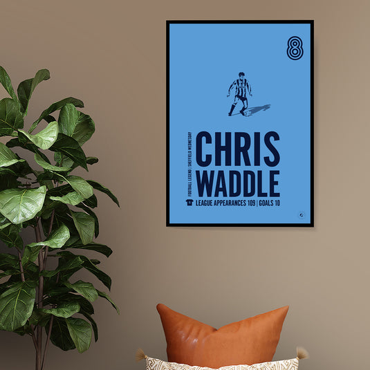 Chris Waddle Poster - Sheffield Wednesday