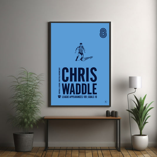 Chris Waddle Poster - Sheffield Wednesday