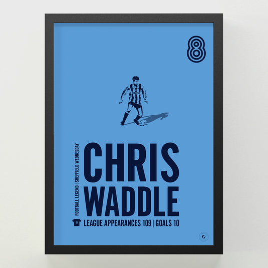 Chris Waddle Poster - Sheffield Wednesday