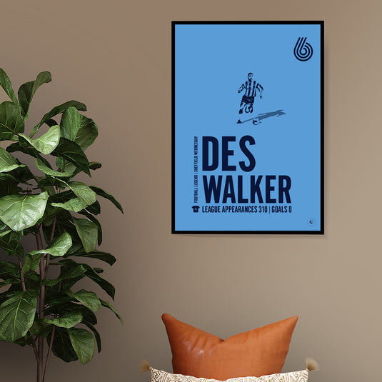 Des Walker Poster - Sheffield Wednesday