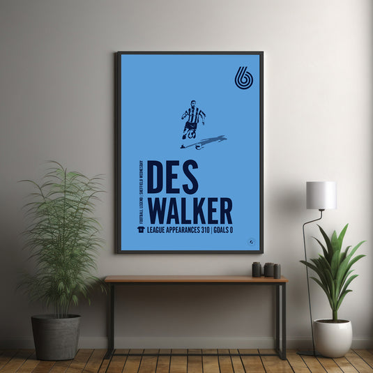Cartel de Des Walker - Miércoles de Sheffield