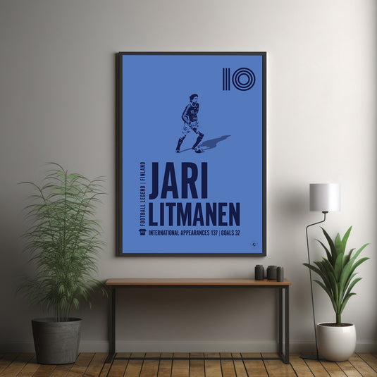 Jari Litmanen Finland Legend Print