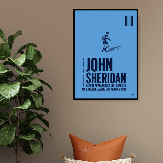 John Sheridan Sheffield Wednesday Legend Print