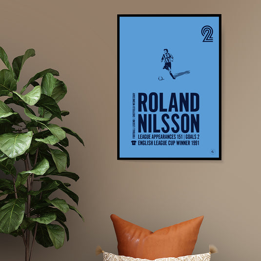 Roland Nilsson Sheffield Wednesday Legend Print