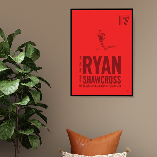 Ryan Shawcross Stoke City Legend Print