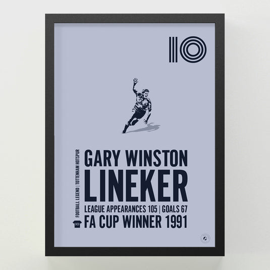 Gary Lineker Poster - Tottenham Hotspur