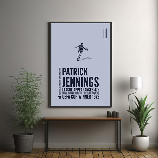 Póster Pat Jennings - Tottenham Hotspur