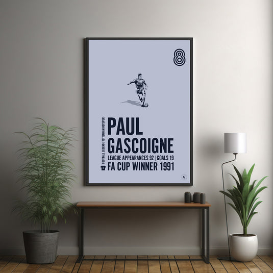 Paul Gascoigne Poster - Tottenham Hotspur