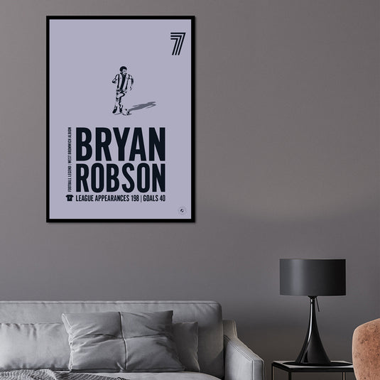 Bryan Robson Poster - West Bromwich Albion