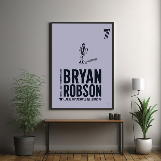 Bryan Robson Poster - West Bromwich Albion