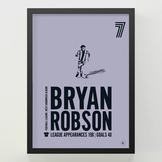 Bryan Robson Poster - West Bromwich Albion