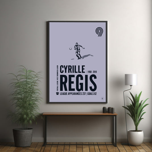 Cyrille Regis West Bromwich Albion Legend Print