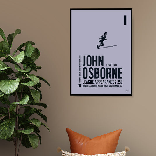John Osborne West Bromwich Albion Legend Print