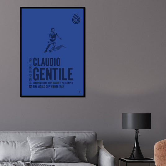 Claudio Gentile Italy Legend Print