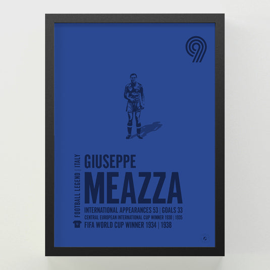 Giuseppe Meazza Poster