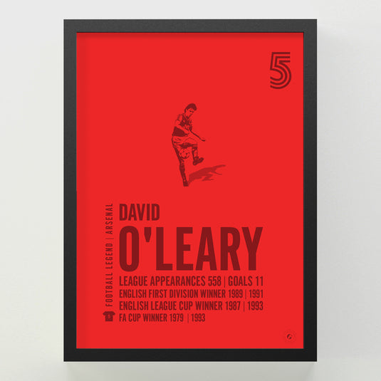 David O'leary Poster - Arsenal