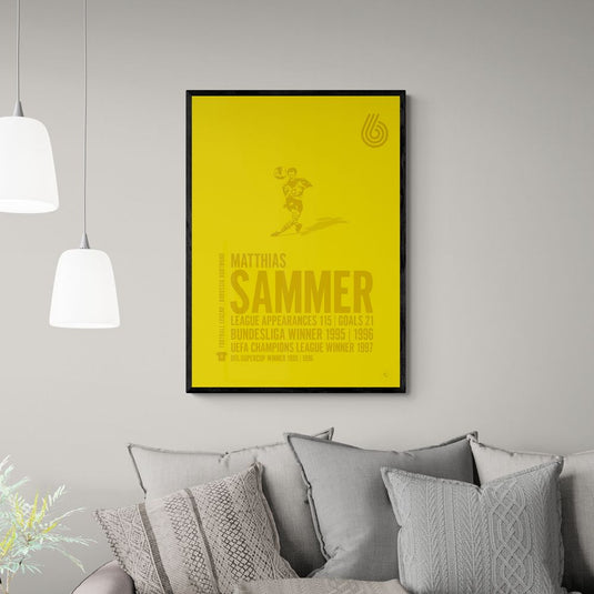 Matthias Sammer Borussia Dortmund Legend Print