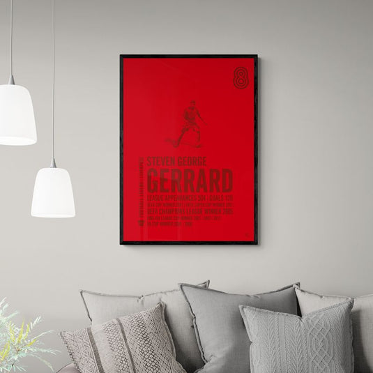 Steven Gerrard Liverpool Legend Print