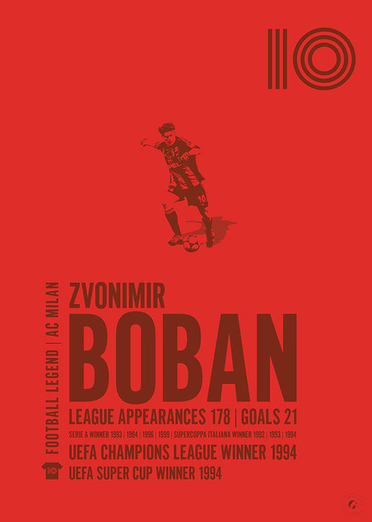 Zvonimir Boban Poster