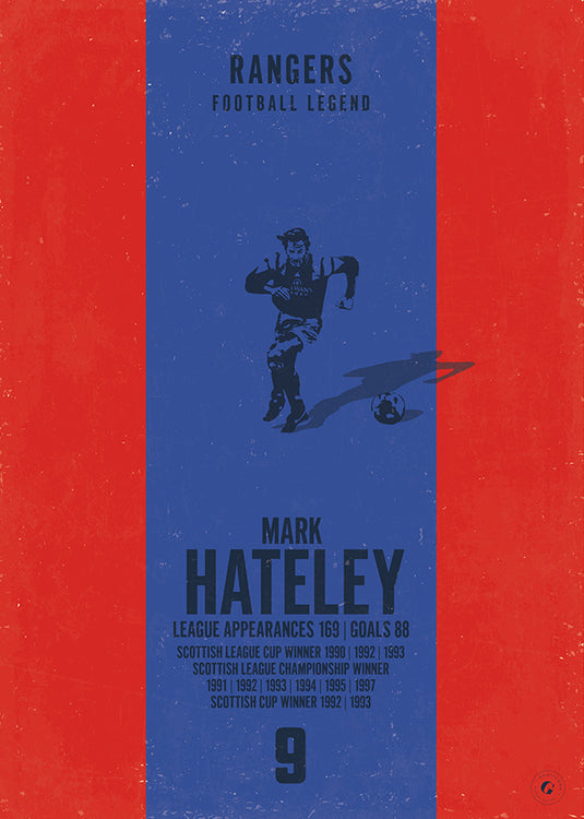 Mark Hateley Poster (Vertical Band)