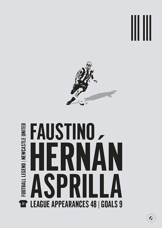 Faustino Asprilla Poster