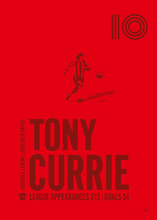 Tony Currie Sheffield United Legend Print